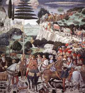 Procession of the Magus Melchoir
