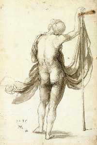 Albrecht Durer - Female Nude from Behind
