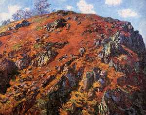 Claude Monet - Study of Rocks (aka Le Bloc)