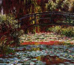Claude Monet - The Bridge over the Water-Lily Pond 1