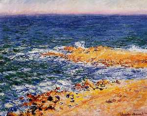 Claude Monet - The Sea in Antibes
