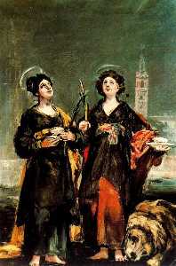 Francisco De Goya - Saints Justa and Rufina