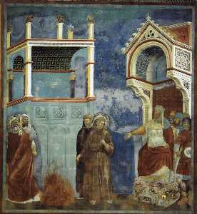 Giotto Di Bondone - La prueba de fuego ante el sultán