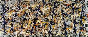 Jackson Pollock - Blue poles (Number 11)