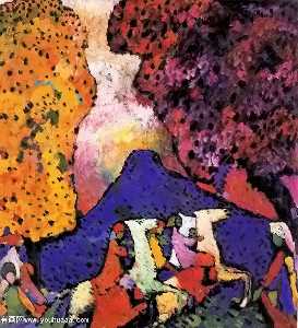 Wassily Kandinsky - The blue mountain