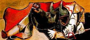 Pablo Picasso - Escena de tauromaquia