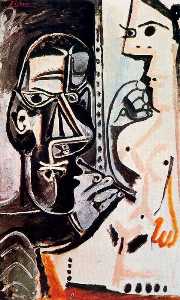 Pablo Picasso - The painter and his model 8