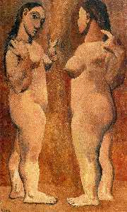 Pablo Picasso - Two nude women