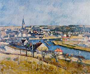 Paul Cezanne - Ile de France Landscape 1