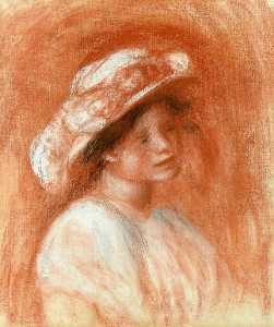 Pierre-Auguste Renoir - Head of a Girl