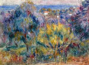 Pierre-Auguste Renoir - Landscape with a View of the Sea