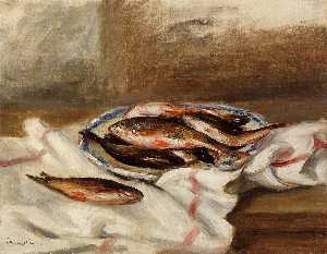 Pierre-Auguste Renoir - Still Life with Fish