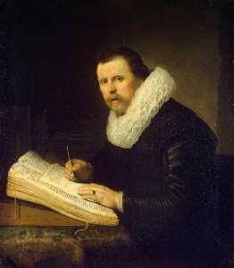 Rembrandt Van Rijn - A Scholar