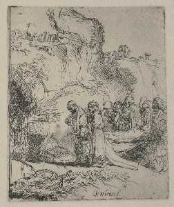 Rembrandt Van Rijn - Jesus Christ-s Body Carried to the Tomb