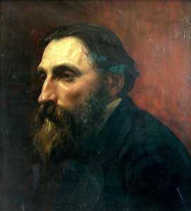 Jean-Paul Laurens - Portrait of Rodin