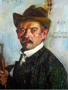 Self Portrait in a Tyrolean Hat