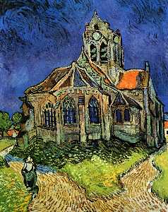 Church at Auvers (also known as The Church at Auvers)