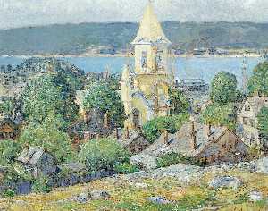 Frederick Childe Hassam - Church at East Gloucester