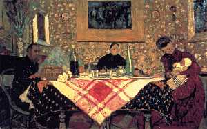 Jean Edouard Vuillard - Family Lunch (also known as The Roussel Family at Table)