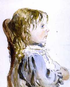 Girl in a Pinafore