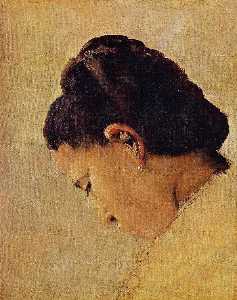 Georges Pierre Seurat - Head of a Girl