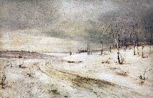 Aleksey Savrasov - Winter road