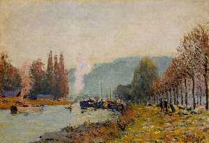 Alfred Sisley - The Seine at Bougival