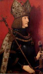 Bernhard Strigel - Portrait of Maximilian I