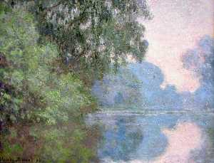 Claude Monet - Morning on the Seine near Giverny