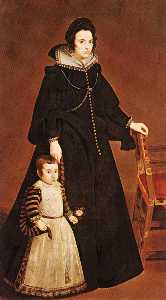 Dona Antonia de Ipenarrieta y Galdos and her Son