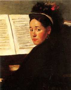 Mademoiselle Didau at the Piano