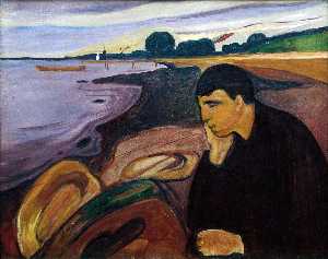 Edvard Munch - Melancholy - (buy paintings reproductions)