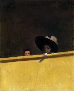 Felix Vallotton - Box Seats at the Theater, the Gentleman and the Lady
