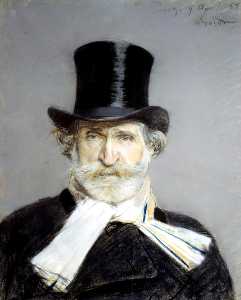 Portrait of Guiseppe Verdi