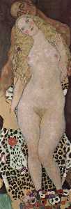 Gustav Klimt - Adam and Eva (unfinished)