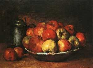Gustave Courbet - Still Life with Apples and Pomegranates