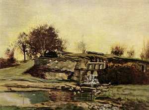 Gustave Courbet - The Flood Gate at Optevoz