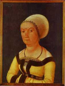 Hans Holbein The Younger - Portrait of 34 year old Woman