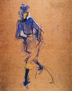 Henri De Toulouse Lautrec - Jane Avril Dancing
