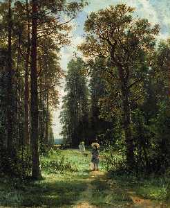 Ivan Ivanovich Shishkin - The Path through the Woods, 1880 (oil on canvas)