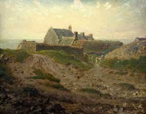 Priorato en Vauville Normandía