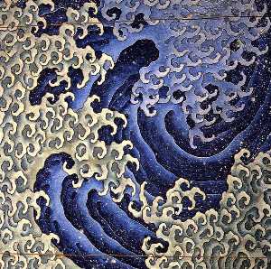 Katsushika Hokusai - Masculine wave