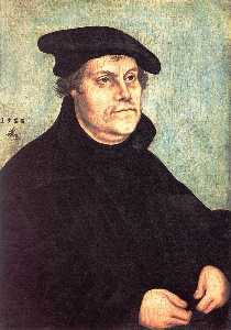 Lucas Cranach The Elder - Portrait of Martin Luther