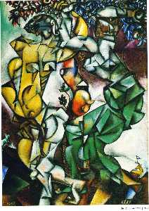 Marc Chagall - Adam and Eve