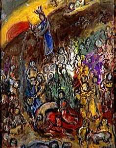 Marc Chagall - Striking the Rock