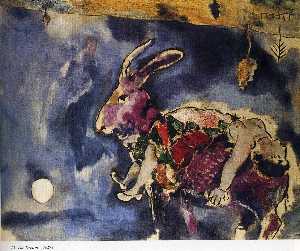 Marc Chagall - The dream (The rabbit)
