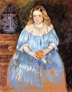 Mary Stevenson Cassatt - Portrait of Margaret Milligan Sloan (no.2)