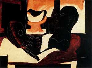 Pablo Picasso - Still life with antique bust