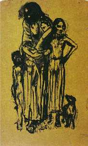 Pablo Picasso - Group of poor people