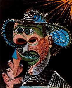 Pablo Picasso - Man with straw hat